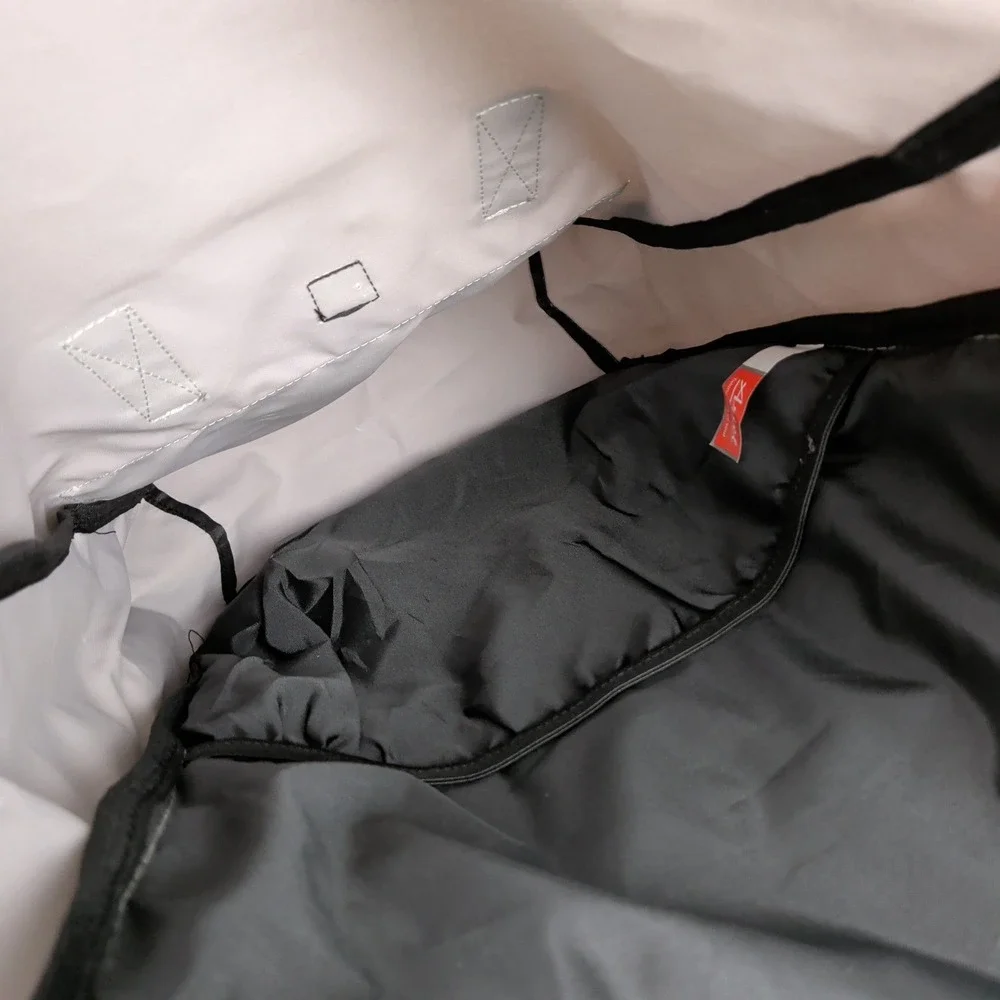 Gray Roll Top Backpack Travel Daily Utility